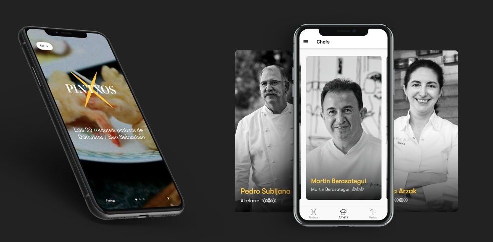 Proyecto Pintxos — Dimensión — Aplicación móvil