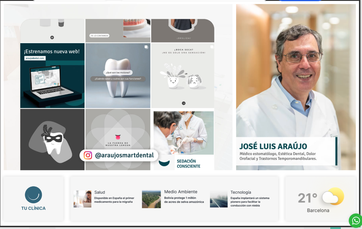 Proyecto Araújo Smart Dental — Digital signage Android TV